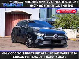 Hatch Back KM=4k Tax=2026 Ganjil Mercedes Benz A200 2021 nik 2020 mbux