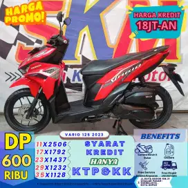 ( vario 125 tahun 2023 dp:600 km low guys cicilan 0%via Blibli