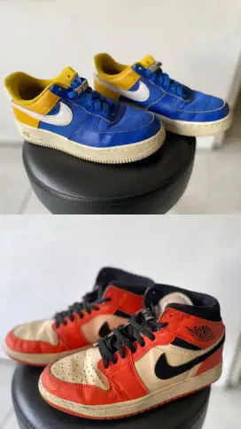 Jual cepat bundling( Dapat 2 pasang) sepatu anak nike sz 36
