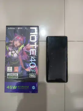 Infinix Note 40 pro 5G Obsidian Black 256 GB