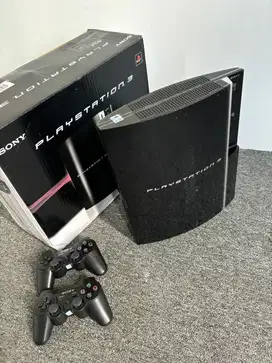 Playstation 3 black 500gb + 40gb 60 game ps3 Jual Murah ps 3 Fullset