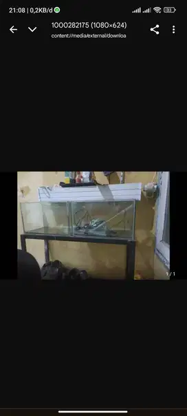 Jual aquarium rak dan filter sepaket