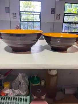 Mangkok Ramen Ulir 2 warna
