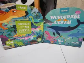 Puzzle merk mideer 2 kotak, gambar yg berbeda