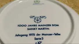 Piring Hias Edisi Terbatas (Denmark, 1975)
