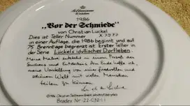 Piring Hias Edisi Terbatas (Jerman Barat, 1986)