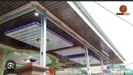 Menjual pvc dan kanopi baja ringan pvc terpasang