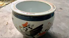Guci Lukisan Tangan (Hibachi/Kame-Jepang)