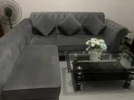Sofa Satu Set + Meja kaca