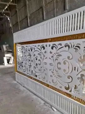 Gerbang minimalis, pagar besi