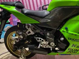 Knlpot ninja250  karbu leher ninja 250 fi pedok