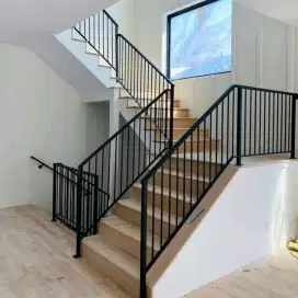 Railing tangga minimalis, railing balkon