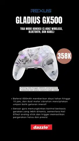 Gamepad GX500 rexus