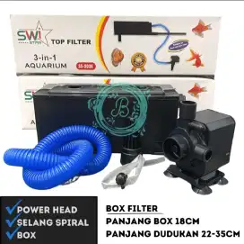 Filter SWI STAR SS 203 Top Filter 3 in 1 (barang baru)