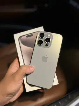 Iphone 15 pro 128 ibox garansi on bh 90