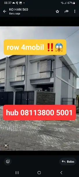 JUAL Rumah hook  siap huni‼️Sutorejo