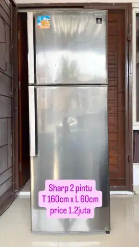 Kulkas Sharp cakep normal