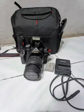 Canon 500d kita 18-55mm Af Mf normal minus baca deskripsi