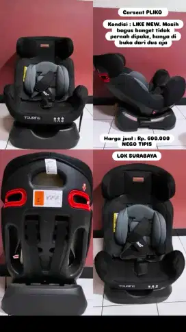 Carseat PLIKO New Hanya di coba di buka dari dus saja