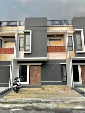 Jual rumah murah rooftop Dekat gt dan UI depok