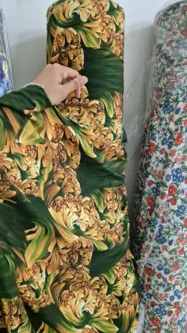 KAIN RAYON SUPER PREMIUM NEW SEGEL PABRIK MOTIF CANTIK