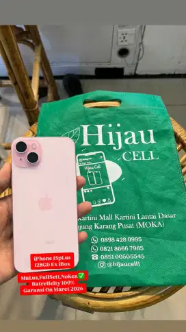 Iphone15plus internal 128Gb Ex ibox