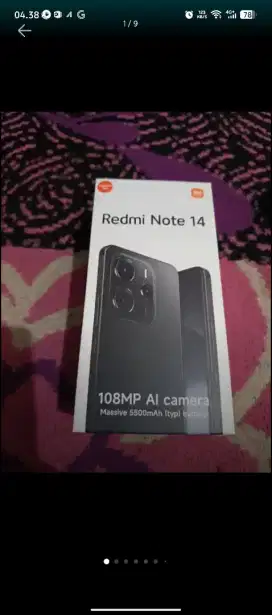 Redmi note 14 8/256 baru