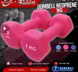 Barbel Dumbbell Body master Neoprene 1 kg