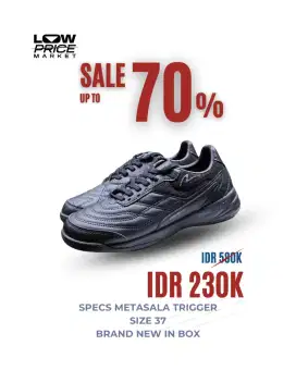 Sepatu Futsal Specs Metasala Trigger Black