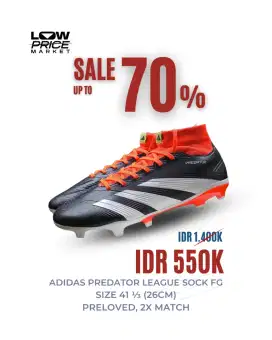 Sepatu Bola Adidas Predator League Socks FG