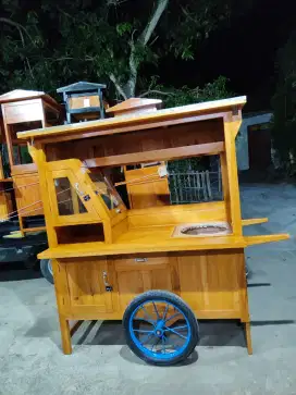 Gerobak Angkringan jg Melayani Pesanan Grobak Bakso Mie Bubur Sate dlL