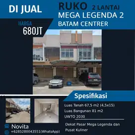 Ruko Mega Legenda 2 (2lantai) Batam Centre