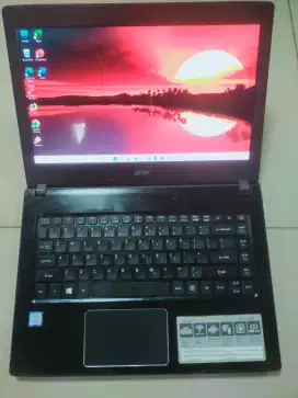 Dijual laptop Acer Intel I5-7200 VGA 2GB NVDIA+Vga Intel HD Ram8GB SSD