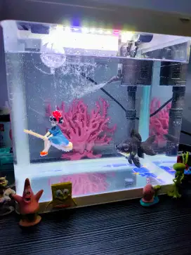 Sunxin - Akuarium ikan mini ukuran XS 260 tangki ikan mini