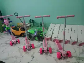 Scooter toys baru cuci gudang murah