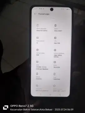 Infinix hot 40 pro 8+8 ingernal 256