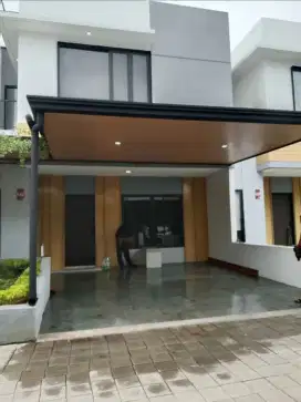 Kanopi double layer modern atap alderon