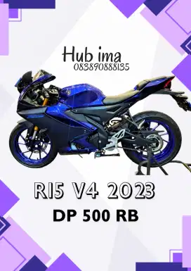 DP CUMA 500 RB YAMAHA R15 V4 2023 KM LOW . BISA COD SE JABODETABEK