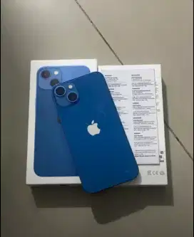 Iphone 13 Garansi IBOX 128gb Blue Like New no pro max