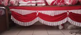 Penjual bendera merah putih