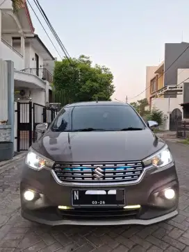 KM 19RB! Ertiga GX 2021 AT Matic Magma Grey Low KM Brown Coklat