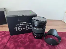 Fujinon XF 16-55 WR ex garansi resmi like new