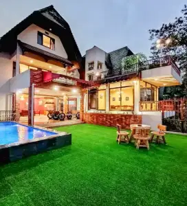 DIJUAL Rumah Asri Full Furnish Bukit Pakar Timur ada Kolam Renang