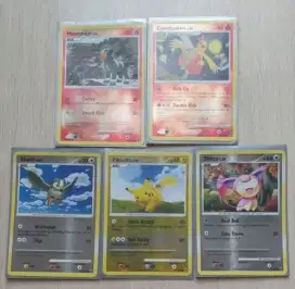 Bundle Pokemon TCG ENG Reverse Holo ORI (5 lembar)