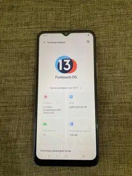 Vivo Y21T 6/128 GB (Second) Pemakaian Wanita