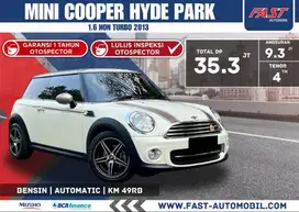 MINI COOPER 2013 HYDE PARK EDITION LOW KM.49RB & PAJAK PANJANG #F3ST