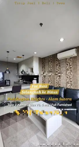 JUAL CEPAT PADDINGTON HEIGHTS Full Furnished