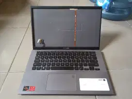 Casing laptop full set ASUS seri A412, keyboard dan track pad normal
