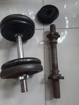 dumbell set berat total 15kg