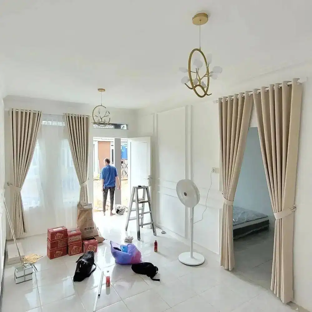 Jual & Pasang Gorden Vitrase Wallpaper Roller Blinds Korden Gordeng